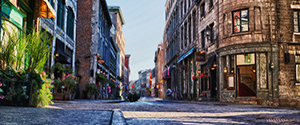 Old Montreal is only a few minutes from Gîte des Rapides B & B