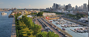 Vieux-Port de Montréal accessible depuis le Gîte des Rapides B & B